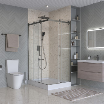 Душевой уголок BELBAGNO MARINO-2-AH-2-120/90-C-GM