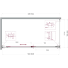 Душевой уголок BELBAGNO SOFT_CLOSE-1-AH-1-160/80-C-Cr