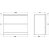 Тумба BELBAGNO ALBANO ALBANO-1000-2C-PIA-RR