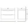 Тумба BELBAGNO MARINO MARINO-800-2C-SO-PM-P