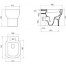 Унитаз BELBAGNO BB127CB